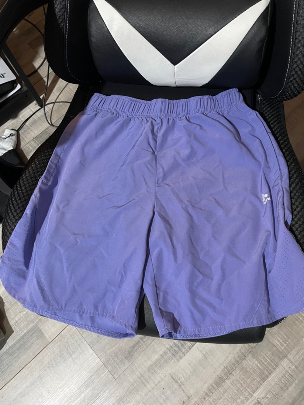Reebok Men's Lavender Athletic Shorts - Elastic Waist